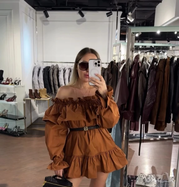 колан от естествена кожа в кутия loewe, снимка 1