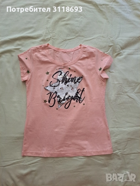 Дамска елегантна блуза с къс ръкав , снимка 1