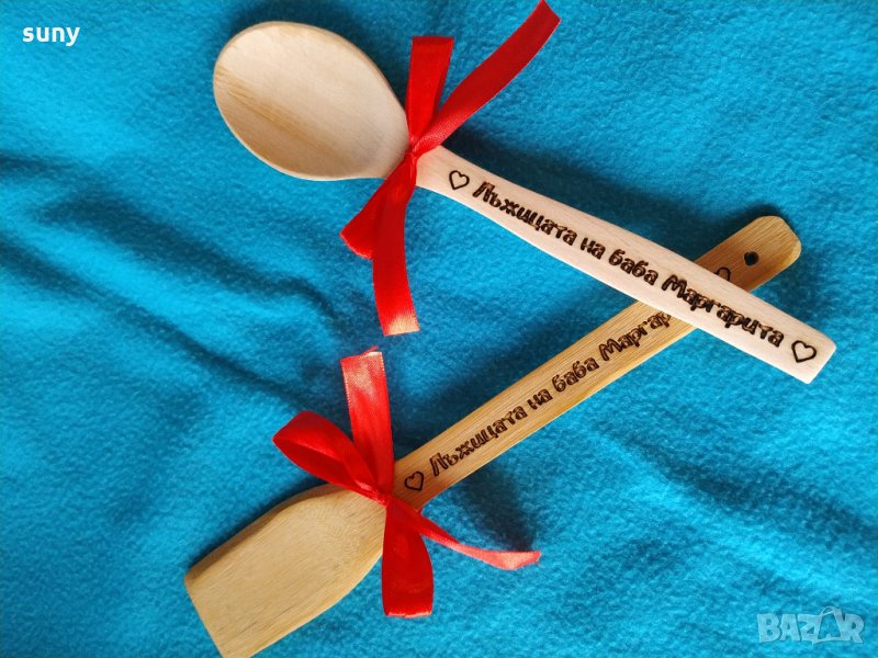 Оригинален подарък за всеки празник - гравирано послание на дърво, снимка 1