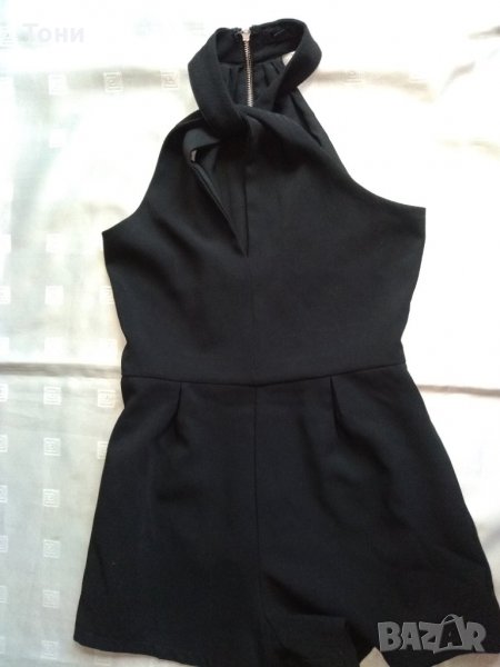 Черен елегантен гащеризон NBD, снимка 1