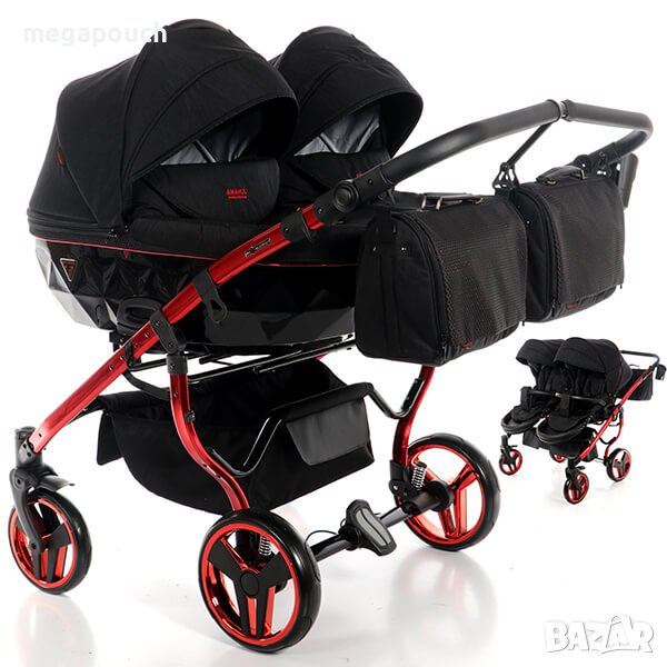 Бебешка количка Junama Diamond Individual Duo 2в1, 3в1 НОВА, снимка 1