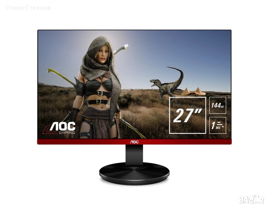 Монитор 27" AOC G2790VXA- G2790 (144Hz,1920 x 1080 Full HD), снимка 1