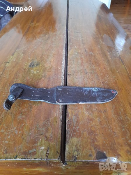 Стара кожена кания за нож #13, снимка 1