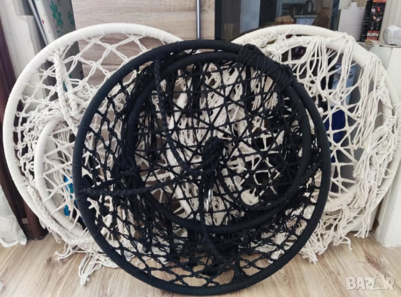 Хамак висящ фотьойл щъркелово гнездо люлка малка или голяма, снимка 1