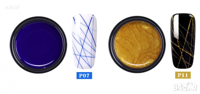 Spider UV Gel спайдер гел лак за декориране декорация маникюр , снимка 1