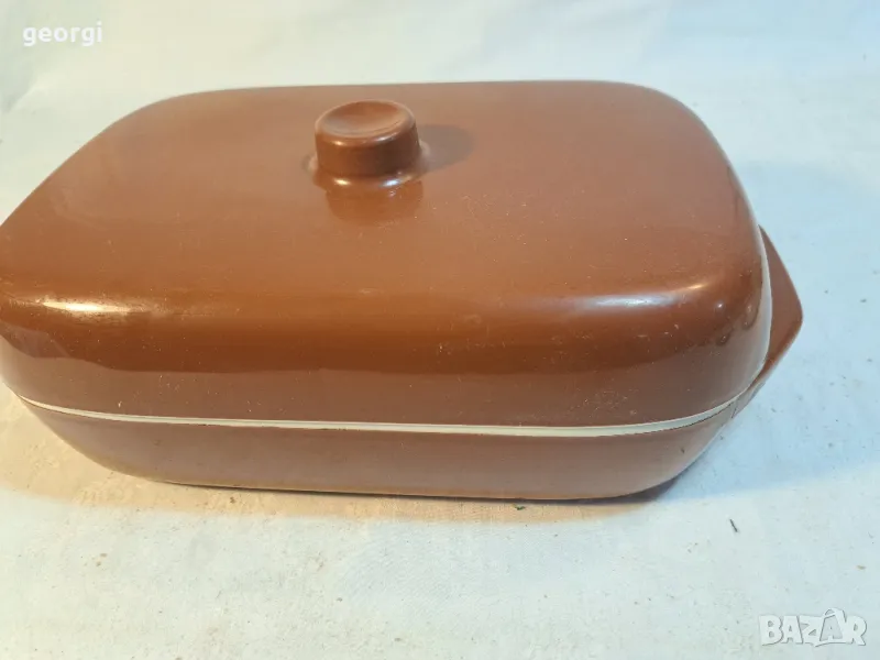 немска термо изолираща кутия за плато от йенско стъкло   20/4, снимка 1