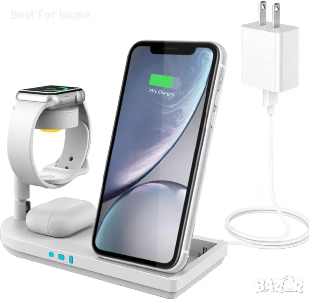 4 в 1 зарядна станция, снимка 1