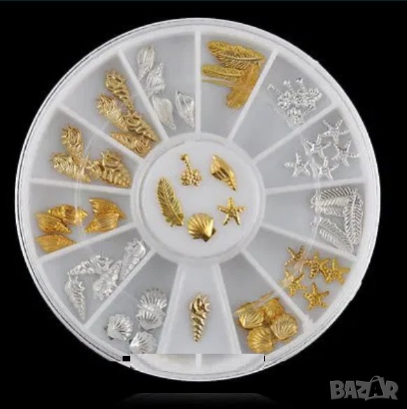 Морски дарове декорация за маникюр, снимка 1