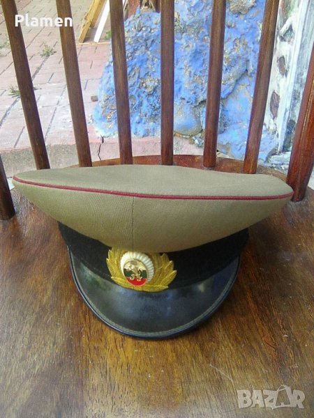 Стара артилерийска парадна шапка от БНА, снимка 1