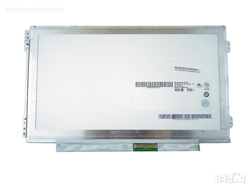 Матрица 10.1" B101AW02 V.0 LED Матрица / Дисплей за лаптоп WSVGA гланц, снимка 1