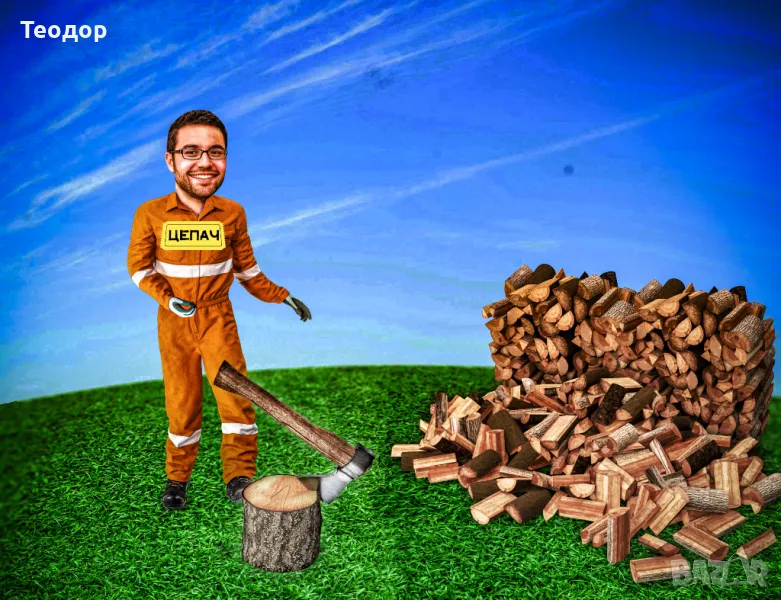 Цепач/Товарач за борса дърва за огрев, снимка 1