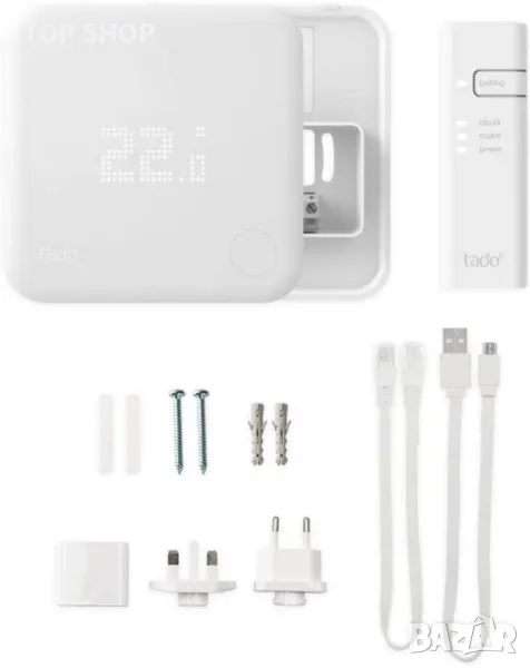 Стартов пакет за подово/централно отопление TADO° WIRED SMART THERMOSTAT V3+, снимка 1