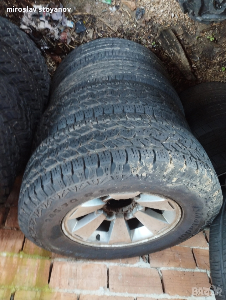 гуми със джанти за Митсубиши л200 2004г., снимка 1