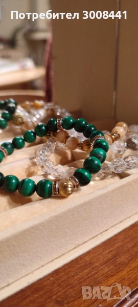 Гривна на ЩАСТИЕТО, ПРОСПЕРИТЕТА И ТРАНСФОРМАЦИЯТА от МАЛАХИТ , снимка 1