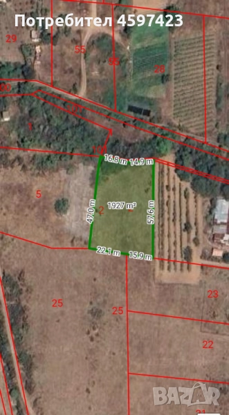 Продава се Парцел в ид.ч. в гр.Петрич, снимка 1