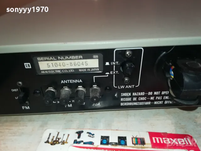 AKAI AT-KO2L TUNER MADE IN JAPAN-ВНОС SWISS LNWC1711241255, снимка 13 - Ресийвъри, усилватели, смесителни пултове - 47998771