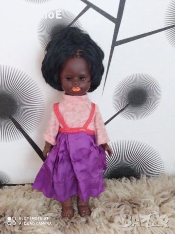 Стара кукла негърка ARI от ГДР винтидж, снимка 1 - Кукли - 31762508