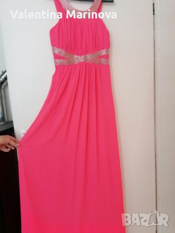 Официална дамска рокля, красива кройка, шифон, снимка 3 - Рокли - 37278062