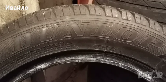 Продавам 2 броя зимни гуми 205.55.16 на 1 сезон дот 2021 Dunlop , снимка 4 - Гуми и джанти - 55727352