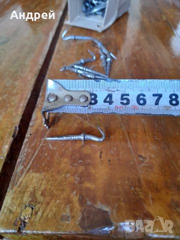 Стари куки,кукички за рамки, снимка 5 - Други ценни предмети - 36605110