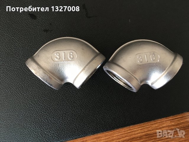 Коляно 3/4" неръждаемо Ж/Ж, снимка 2 - ВИК - 29086446