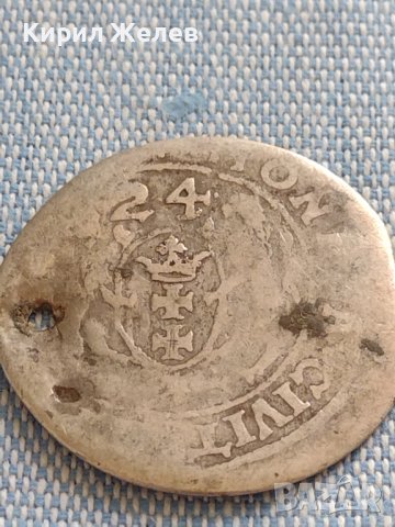 Сребърна монета Орт 1624г. Сигизмунд трети Данциг 13736, снимка 7 - Нумизматика и бонистика - 42929987