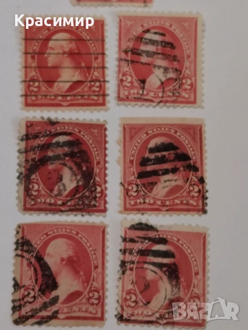 Винтидж ПОЩЕНСКИ марки САЩ. , снимка 4 - Филателия - 53085146