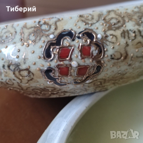 Порцеланова кутия за бижита Satsuma, снимка 5 - Други - 52015619