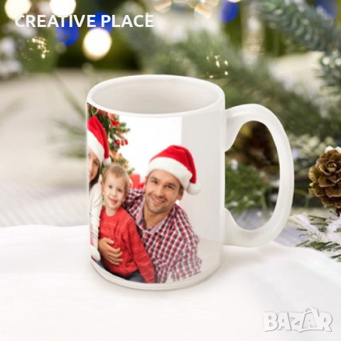☕🎁😍 Бяла чаша с ваша снимка ⚜️💞, снимка 3 - Романтични подаръци - 52503859