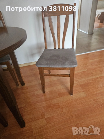 Трапезна маса със столове, снимка 2 - Маси - 44553972