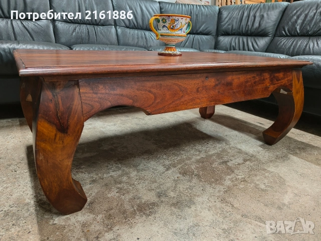 Холна маса от тиково дърво , снимка 2 - Маси - 54096485