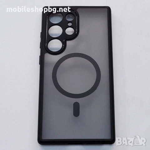 Samsung Galaxy S24 Ultra гръб MagSafe защита на камерите черен мат , снимка 2 - Калъфи, кейсове - 52477724