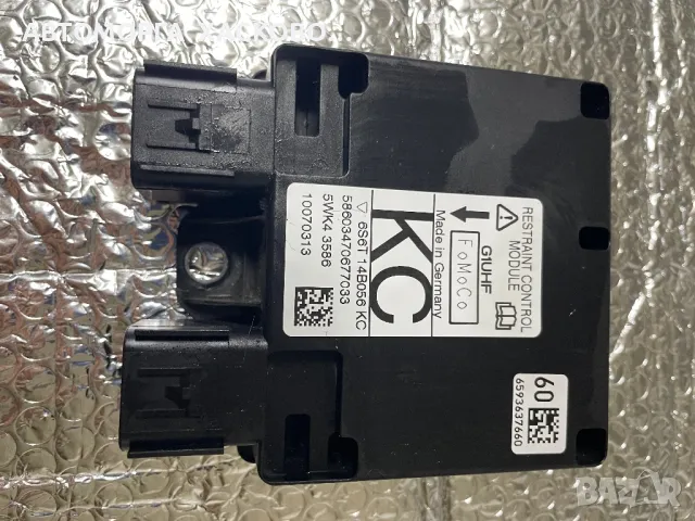  Модул airbag Ford Fiesta MK6 (2002-2008г.) 6S6T 14B056 KC / 6S6T14B056KC / 5WK4 3586 / 5WK43586, снимка 2 - Части - 50237721