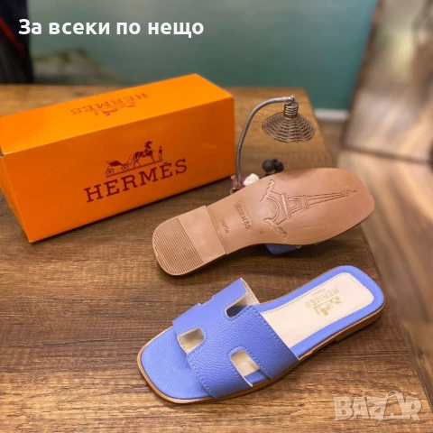 Hermes Дамски Чехли Хермес - 4 Налични Цвята Код E599, снимка 4 - Чехли - 50945901