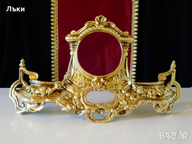 Барокова рамка от бронз за огледало,часовник,мебели,камина. , снимка 9 - Антикварни и старинни предмети - 30702325