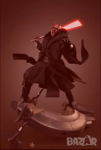 MMS749 2.0-Hot Toys Star Wars: The Phantom Menace MMS749 Darth Maul with sith speeder/ Моул, снимка 13 - Фигурки - 53388796