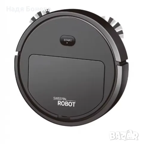 Интелигентна прахосмукачка робот 3в1 две четки и моп за почистване на домакинство, снимка 2 - Прахосмукачки - 49028330