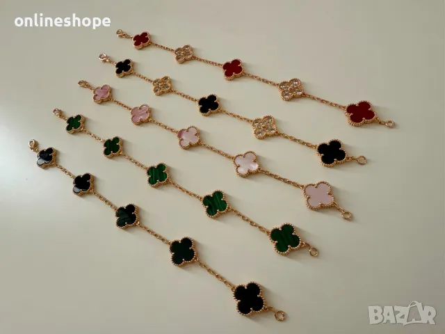 Van Cleef & Arpels Гривна с 18к златно покритие - ПЕЧАТ , снимка 6 - Гривни - 50286070