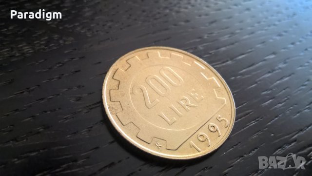 Монета - Италия - 200 лири | 1995г.