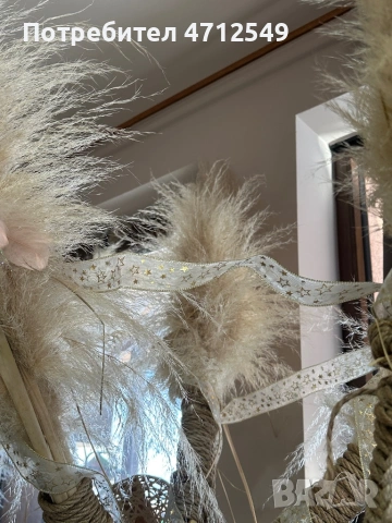 Изкуствено дърво с естествена пампаска трева, снимка 4 - Декорация за дома - 53141278