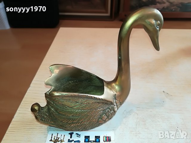 ЛЕБЕДОВО ЕЗЕРО-МЕД/МЕСИНГ 1511221940, снимка 5 - Антикварни и старинни предмети - 38684876