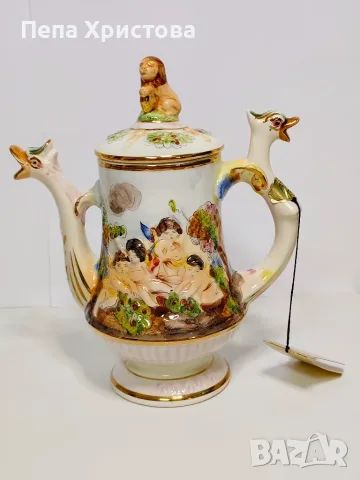 Сервиз за кафе Capodimonte., снимка 3 - Сервизи - 56238099