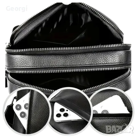 Елегантна и Стилна Офис чанта (мини бизнес куфарче) Висококачествена ест. кожа!, снимка 11 - Чанти - 49302698