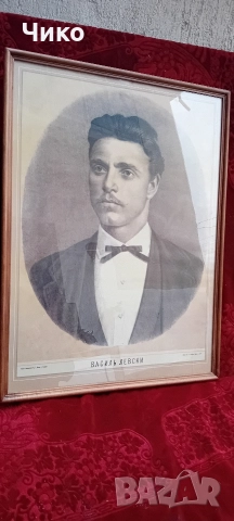 Стар голям виенски портрет, снимка 3 - Антикварни и старинни предмети - 52573058