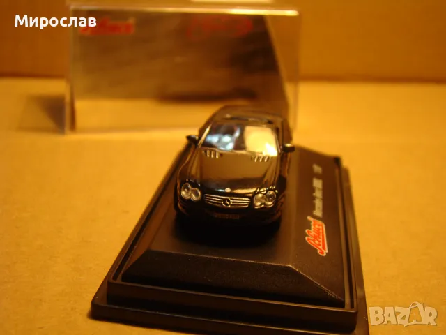 SCHUCO H0 1/87 МERCRDEC BENZ 500 SL МОДЕЛ КОЛИЧКА, снимка 3 - Колекции - 48556922