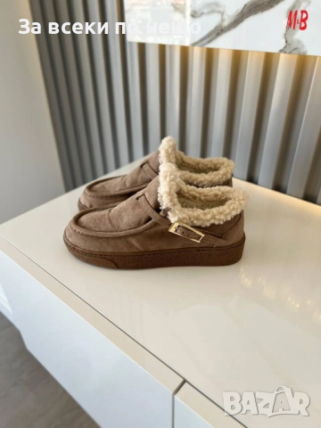 Miu Miu Дамски Меки И Топли Обувки Миу Миу - Налични Различни Цветове  Код SK254, снимка 5 - Дамски ежедневни обувки - 52596402