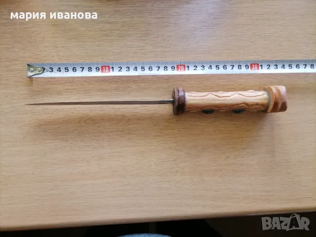 Нож от щик калашник с мъхов ахат, снимка 3 - Ножове - 56138088