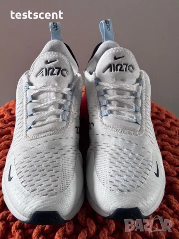 Оригинални Nike Air Max 270 – White / Chile Red / Midnight Navy – EU 43 / UK 8.5 – С кутия, снимка 2 - Маратонки - 56040000