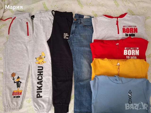 Панталони и тениски за 7-8 г. момче - 4 € брой