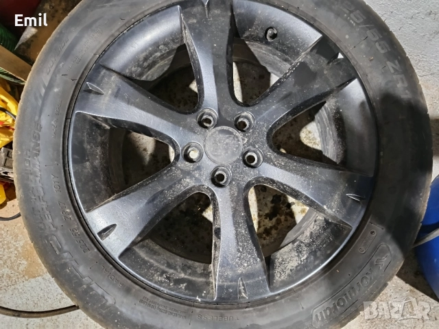 джанти с гуми за субару 225/55/17, снимка 5 - Гуми и джанти - 52185133